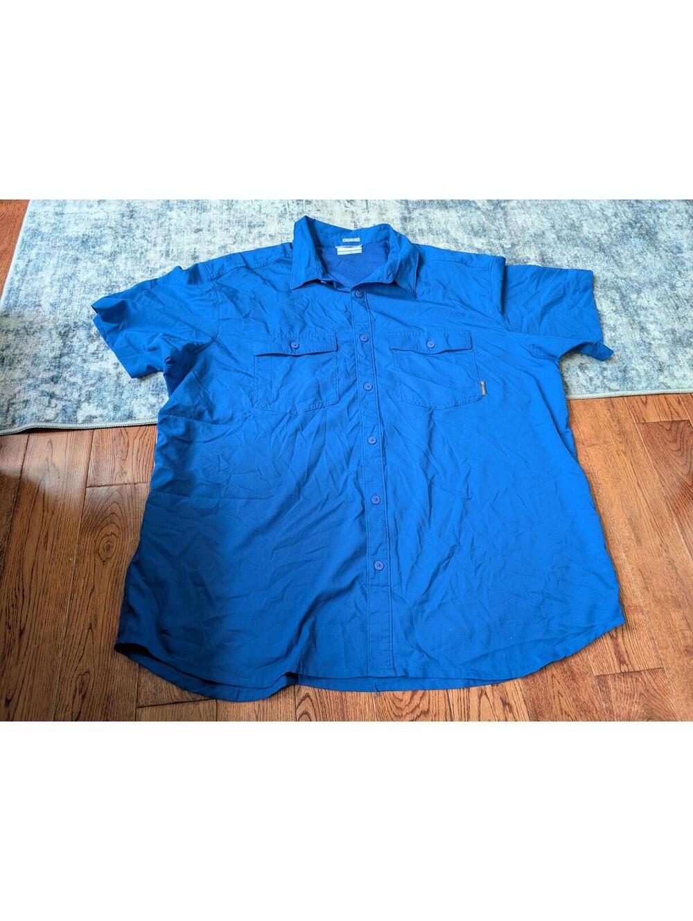 Columbia Men's Omni-Shade Sun Protection Short Sleeve Shirt Size XXL